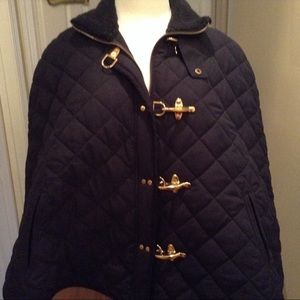 💝Lauren Ralph Lauren Quilted Cape Coat🎁🤗💝